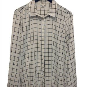 J. Crew Sheer Button Down
